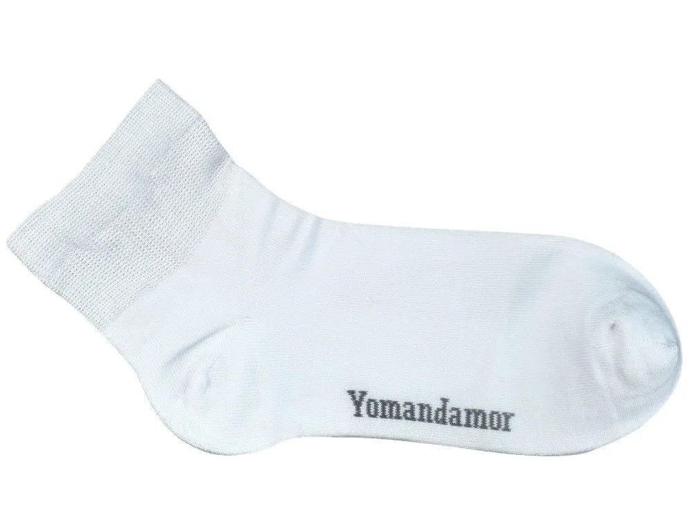 Men's Bamboo Diabetic Ankle Socks – 6 Pairs Seamless Toe Non-Binding Top Size 10-13