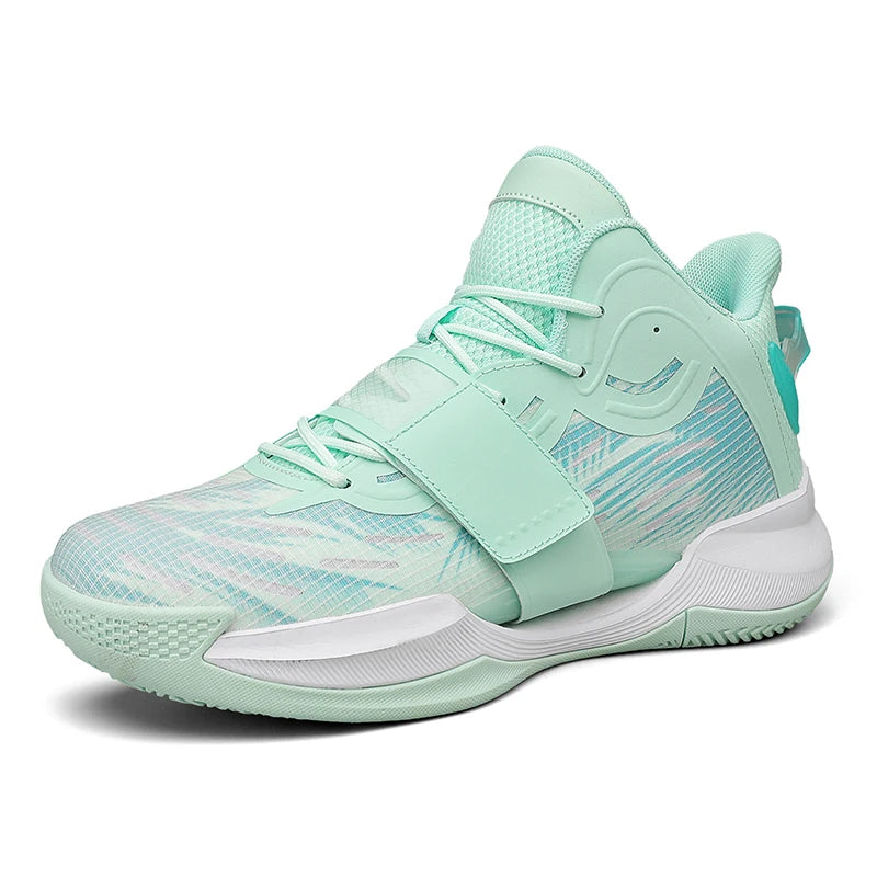 Men's Basketball Sneakers 2026 — Breathable Mesh Lace-Up Running & Walking Shoes