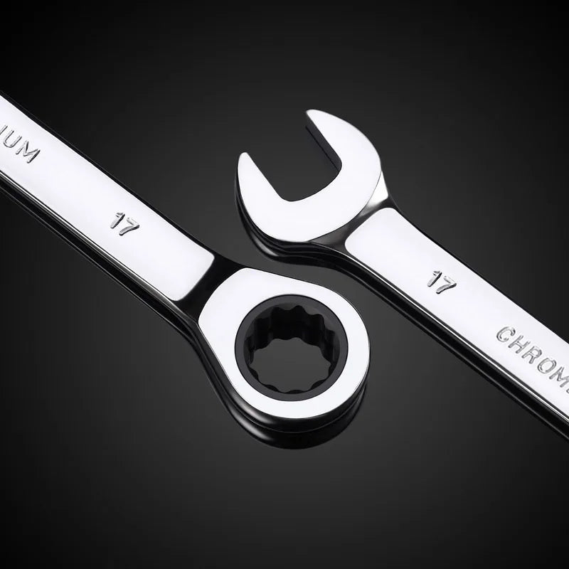 72-Tooth Metric Ratcheting Wrench Set
