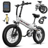T8 Foldable Winter E-Bike — 720W 48V Fat Tire Adult Electric Bike, 45-Mile Range, UL Certified