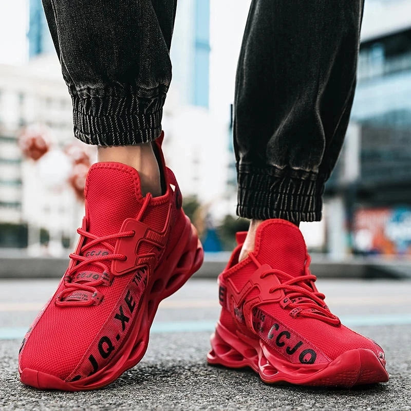 Men's Breathable Mesh Sneakers — Lightweight Anti-Odor Casual Trainers
