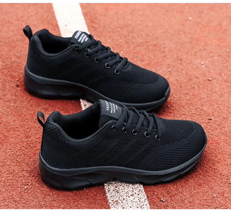 Women's Memory Foam Running Sneakers — Lightweight Breathable Anti-Slip Gym & Walking Shoes