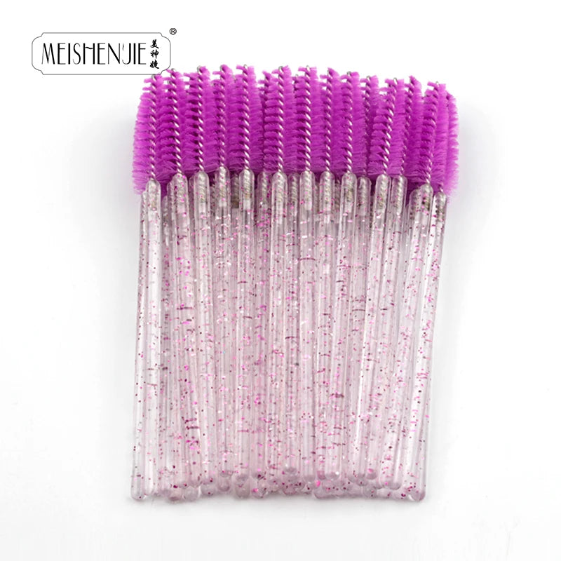 Crystal Eyelash Extension Mascara Wand Brush Set