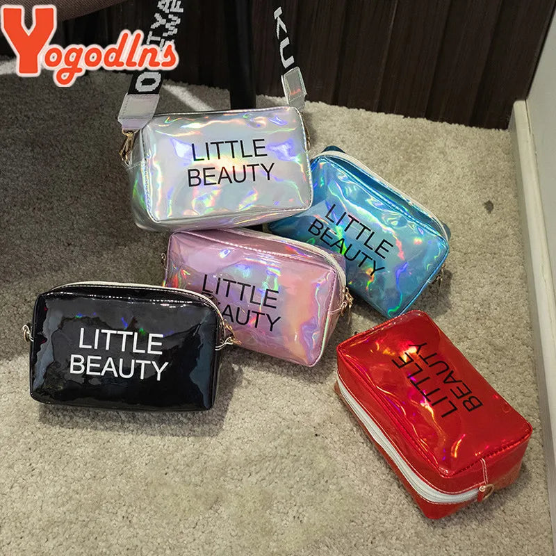 Mini PU Letter Flap Crossbody Bag – Compact Shoulder Messenger Bag for Women