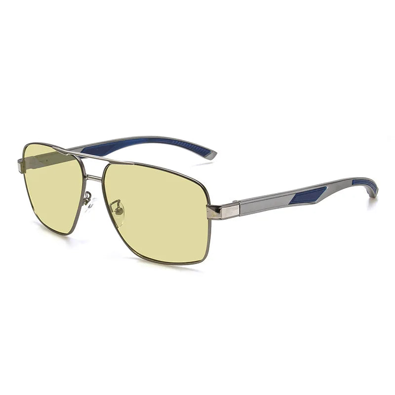 Men's Vintage Metal Polarized Sunglasses | Classic TAC Unisex Driving Fashion Shades