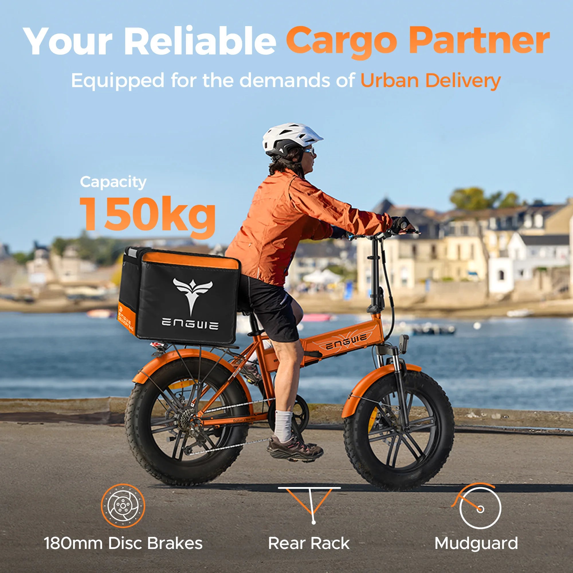 ENGWE EP-2 Boost 250W Folding Fat Tire Electric Mountain Bike — 48V 13Ah 20", 120km Range, CE Certified