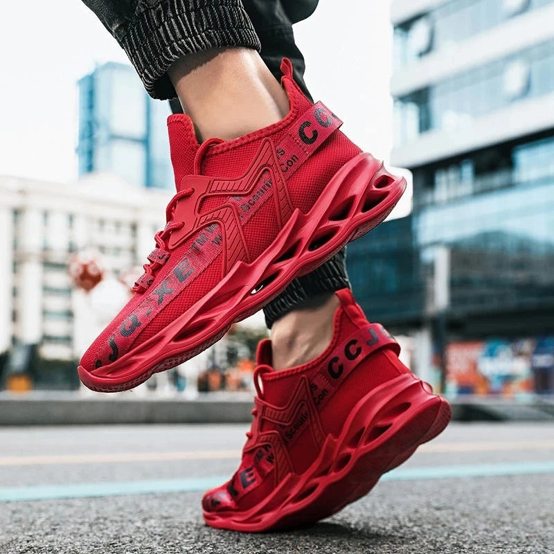 Men's Breathable Mesh Sneakers — Lightweight Anti-Odor Casual Trainers