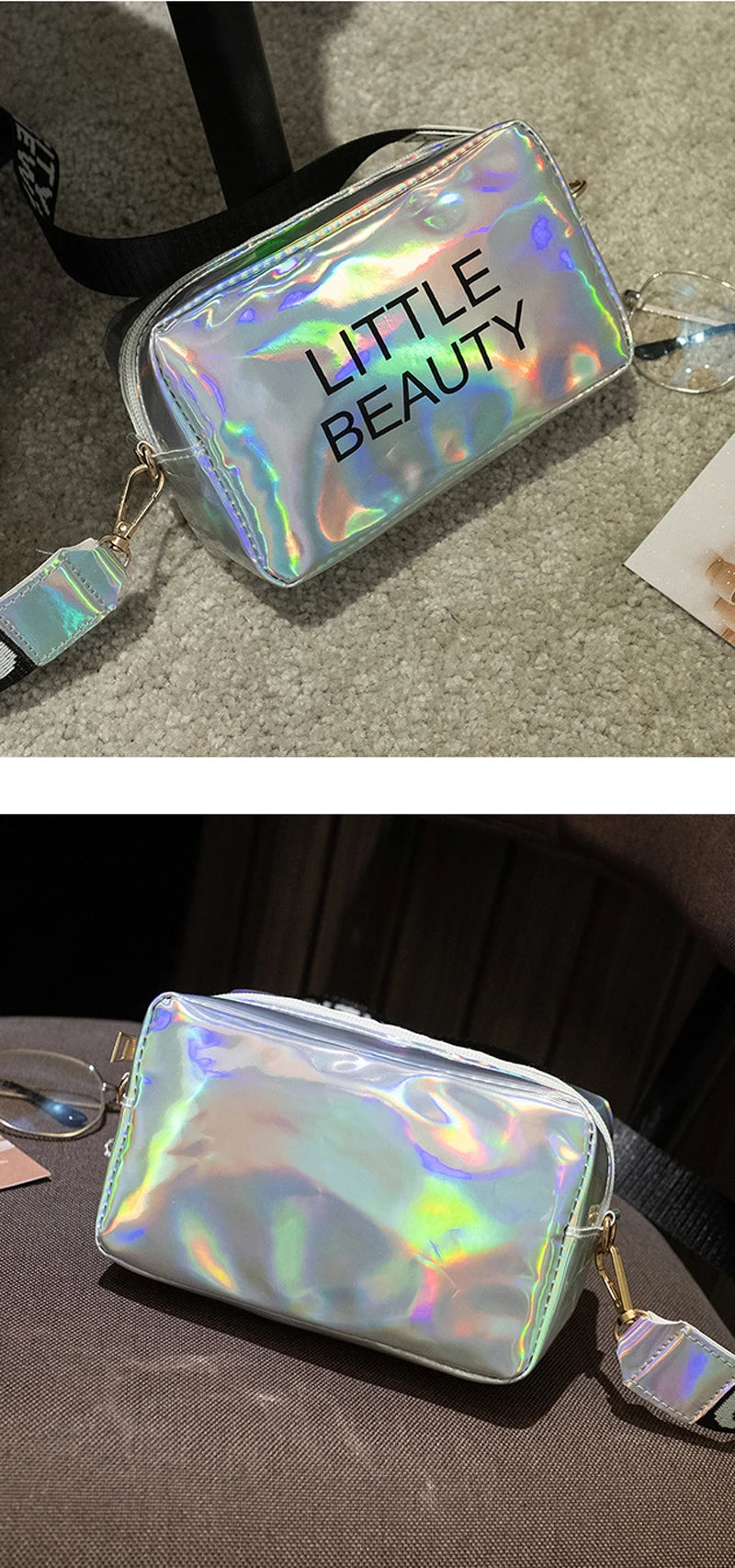 Mini PU Letter Flap Crossbody Bag – Compact Shoulder Messenger Bag for Women