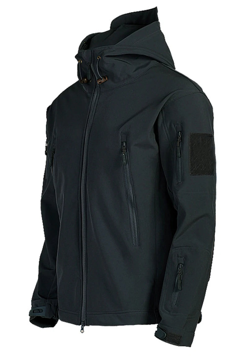 Men's Military Shark Skin Tactical Bomber Jacket — Outdoor Windproof Flight Jacket