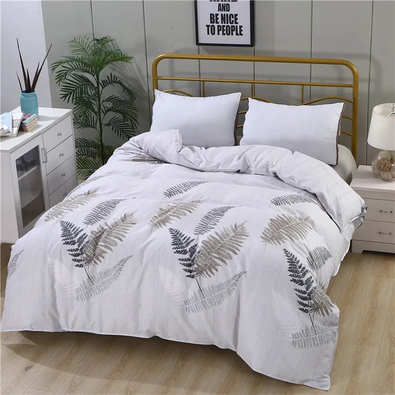 500TC 100% Cotton Reactive Print Duvet Cover with Zipper – Scenic Patterns, 10 Designs & 14 Sizes