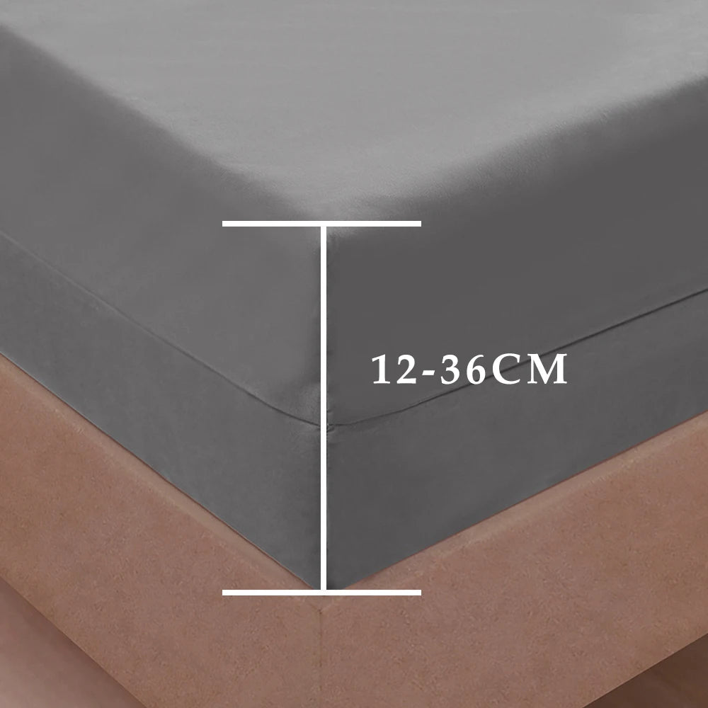 6-Sided Waterproof Mattress Cover with Zipper – Dustproof Encasement, Twin to King