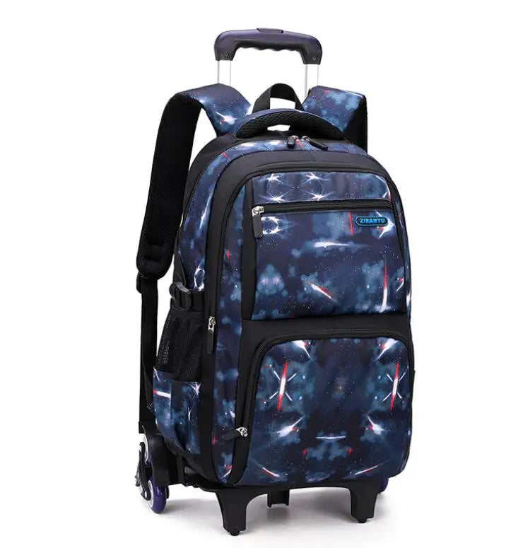 Rolling School Backpack – Detachable Trolley & Set Options