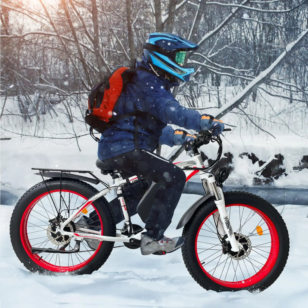 Smlro XDC600 Dual Motor 2000W Fat Tire Electric Bike — 48V 22.4Ah 26" 21-Speed, Hydraulic Disc Brakes