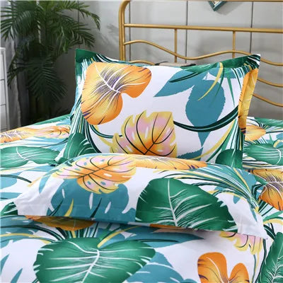 500TC 100% Cotton Reactive Print Duvet Cover with Zipper – Scenic Patterns, 10 Designs & 14 Sizes