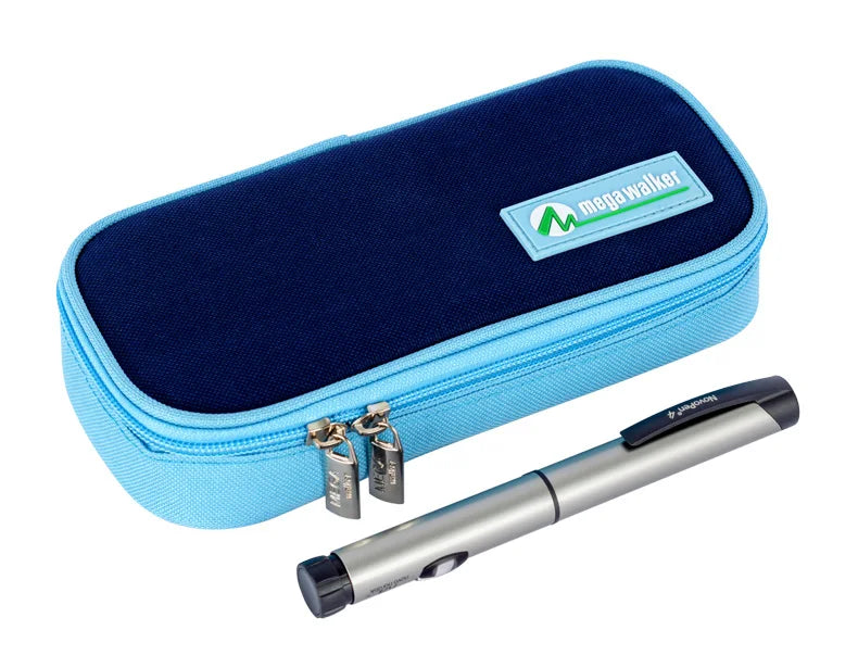 MegaWalke Insulin Cooler Bag – Portable Insulated Diabetic Travel Case with Aluminum Foil Lining