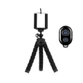 Shoot Hands-Free. Anywhere. — Mini Octopus Flexible Phone Tripod Stand | Smartphone Monopod, Camera Clip Holder, Optional Bluetooth Remote, 3 Colors