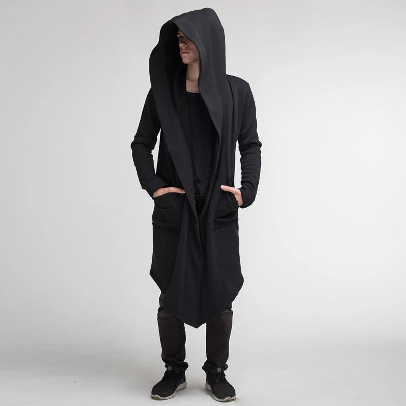 Men's Hooded Fleece-Lined Trench Coat