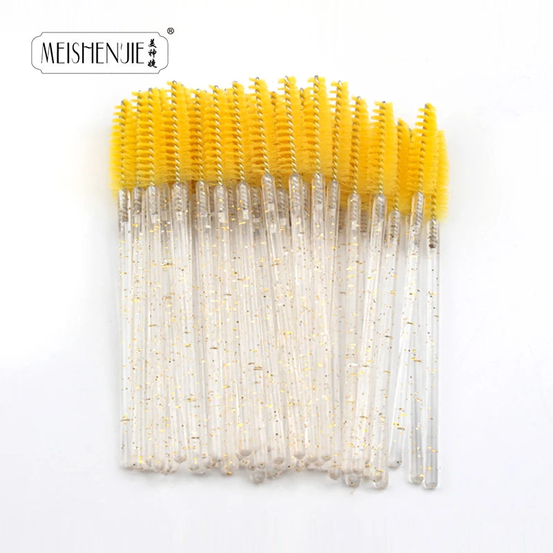 Crystal Eyelash Extension Mascara Wand Brush Set