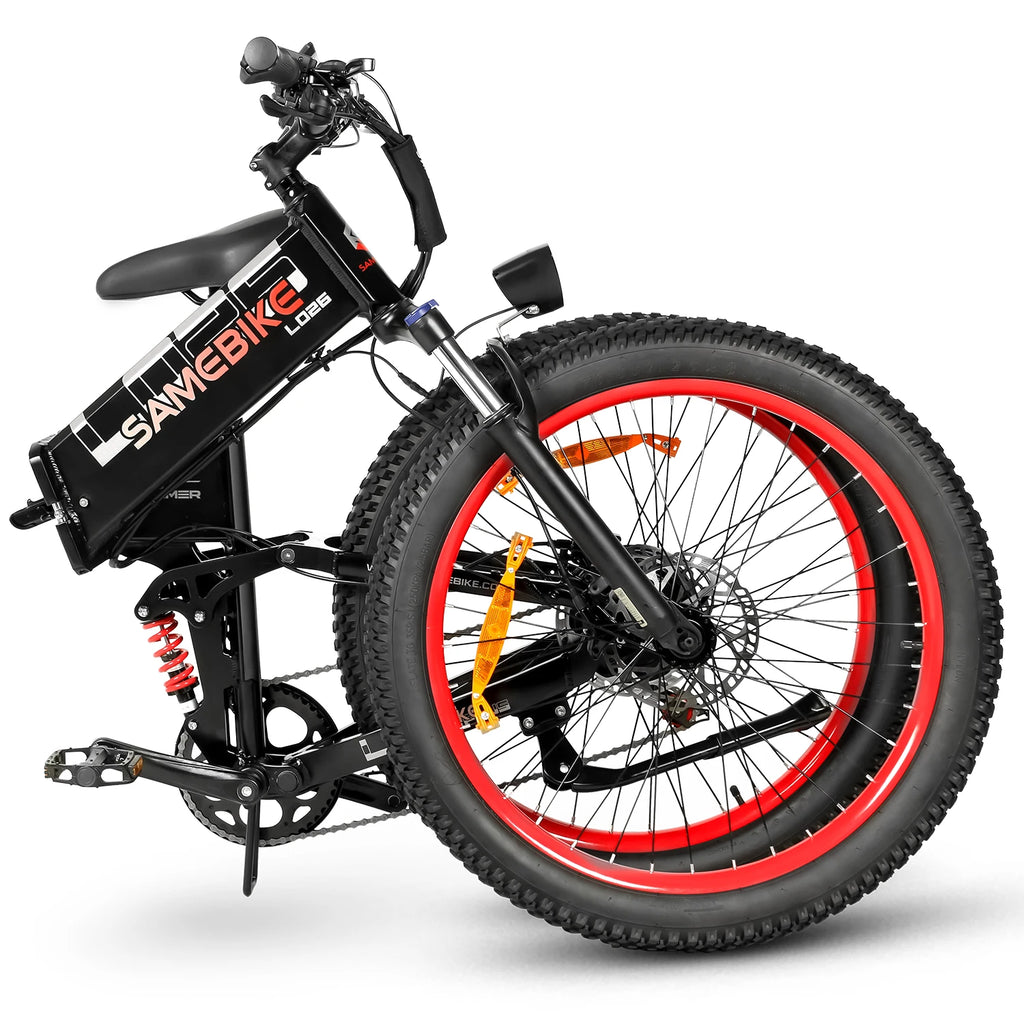 SAMEBIKE LO26 250W Folding Fat Tire Mountain E-Bike — 48V 15Ah 26" Shimano 7-Speed Hydraulic Brakes (EU)