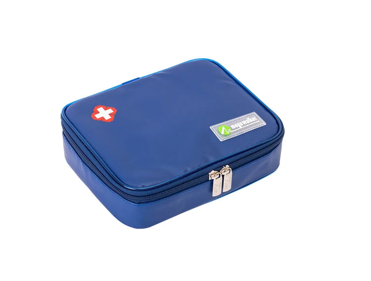 Portable Insulated Insulin Cooler Bag – Nylon Aluminum Foil Diabetic Travel Case with Gel Packs & Thermometer
