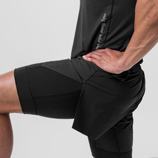 Men's Camouflage Sports Overalls — Cotton Running Fitness Bib Trousers with Zipper Detail