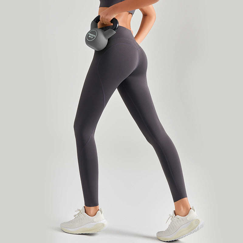 Women's Hip-Lift Pilates Shark Yoga Pants – High-Elasticity Leggings, M–XXL, 50+ Colors
