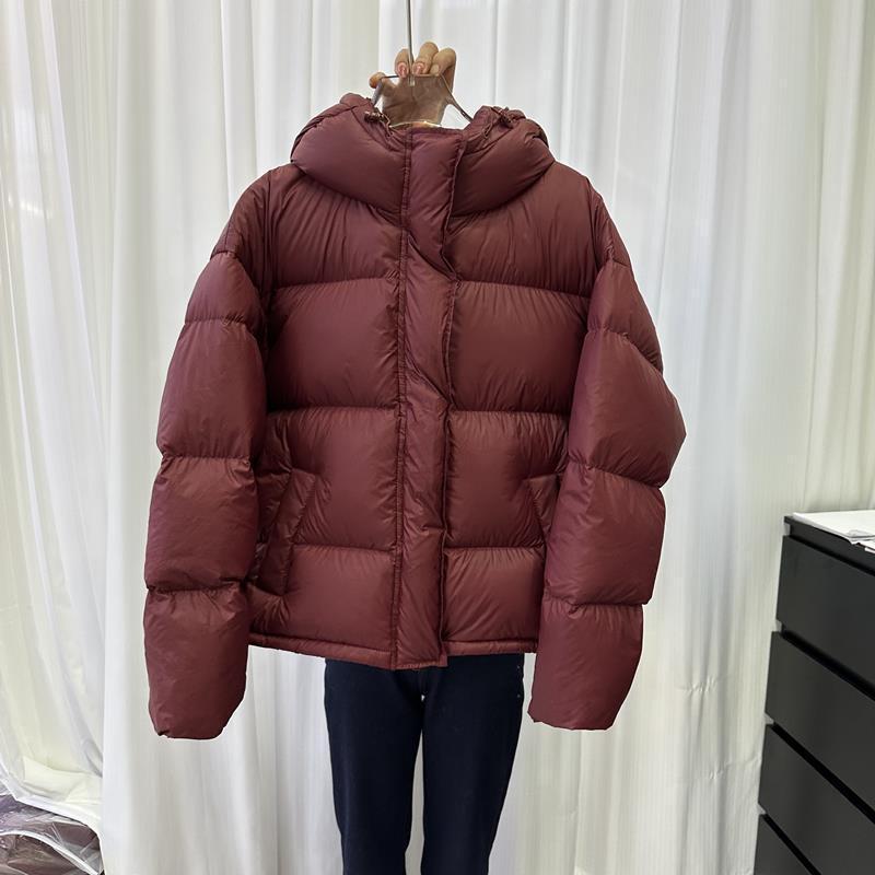 Women's Short Hooded Puffer Jacket — Warm Winter Coat for Petite Sizes