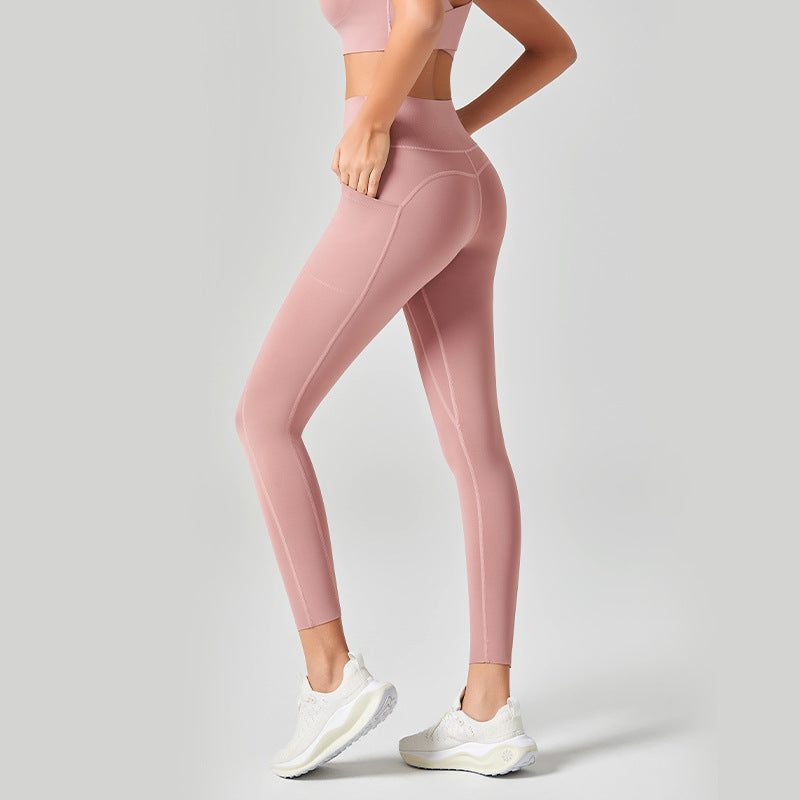 Women's Hip-Lift Pilates Shark Yoga Pants – High-Elasticity Leggings, M–XXL, 50+ Colors