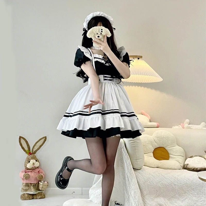 Maid Cosplay Lolita Costume – Women's Anime Dress Set