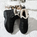 Women's Snow Boots with Plush Lining, Thickened for Warmth, Waterproof Outdoor Shoes, Slip-On Snow Boots, Outdoor Boots, Waterproof and Non-Slip