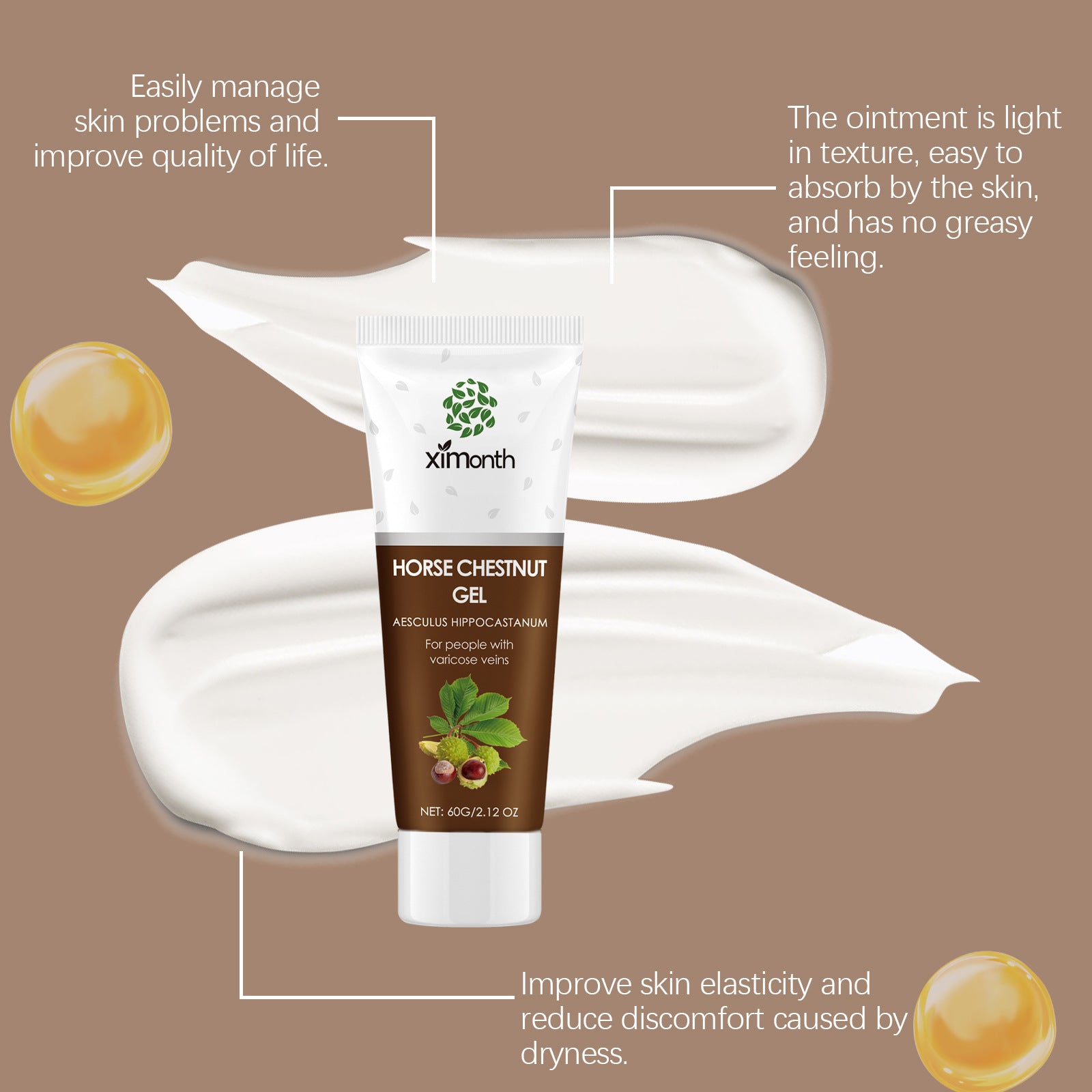Varicose Veins Relief Cream — Soothing Leg Comfort & Skin Care (60g / 120g / 180g)