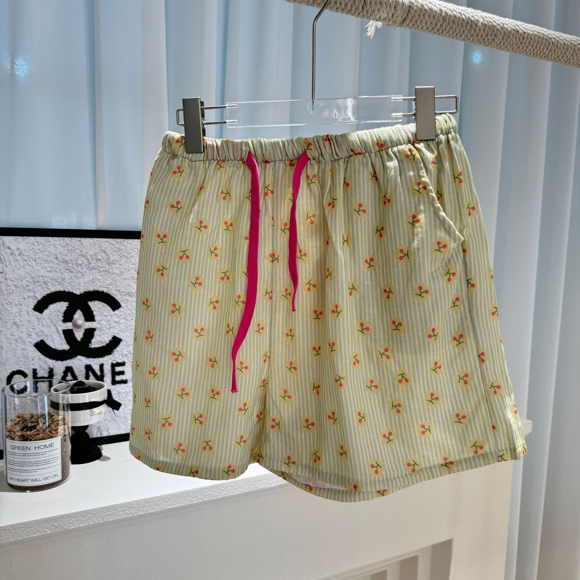 Very Easy to Wear! ! Cotton Loose Pajamas for Girls, Double-Layer Gauze Home Pants, Summer Shorts, Soft Walking Shorts