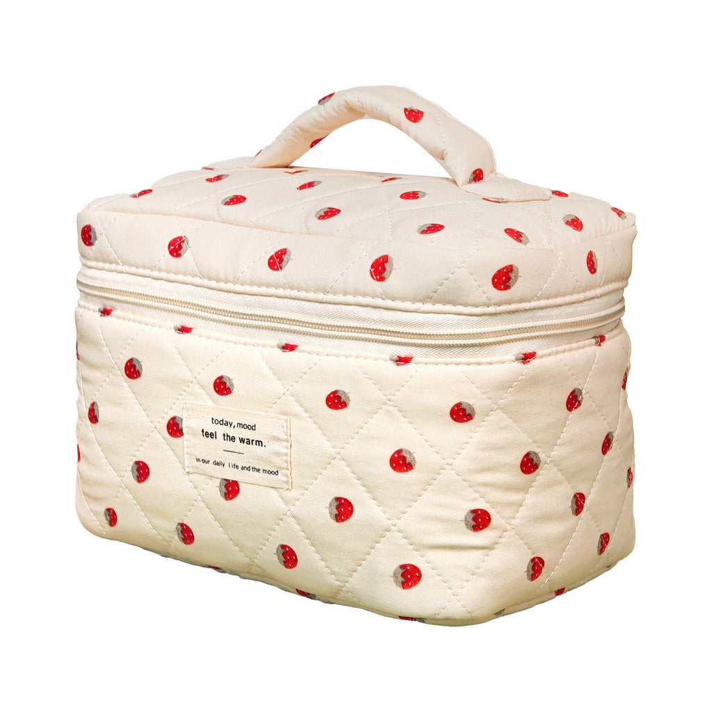 Cosmetic Bag, Large Capacity, Portable Quilted Bag for Girls, Home Skin Care Product Cosmetics Bag, Travel Cosmetics Storage Bag