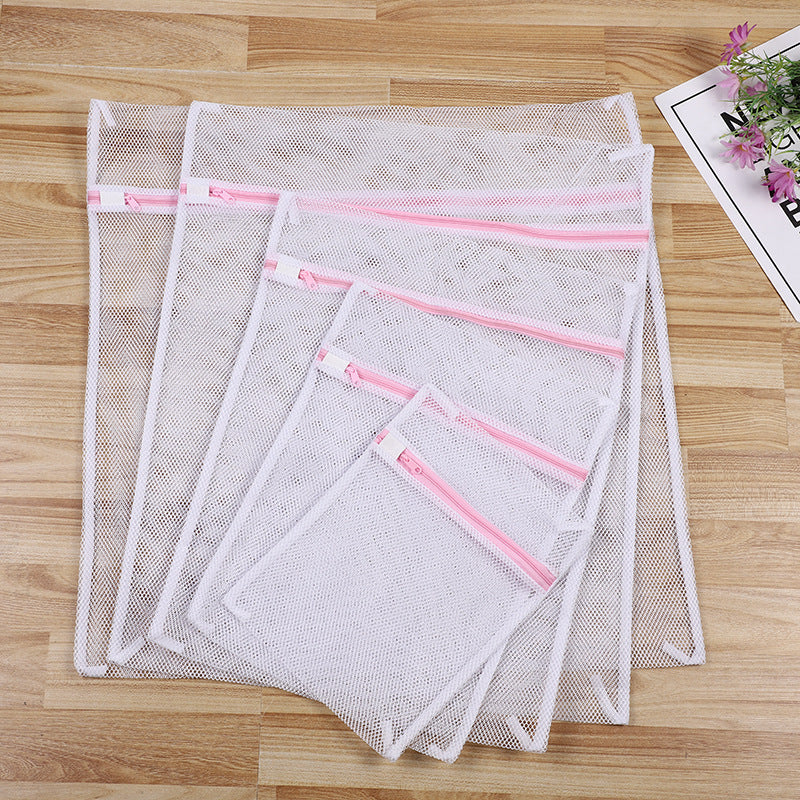 Fine Mesh Zipper Laundry Bags — Machine Washable Clothing Care & Travel Storage Mesh Bags
