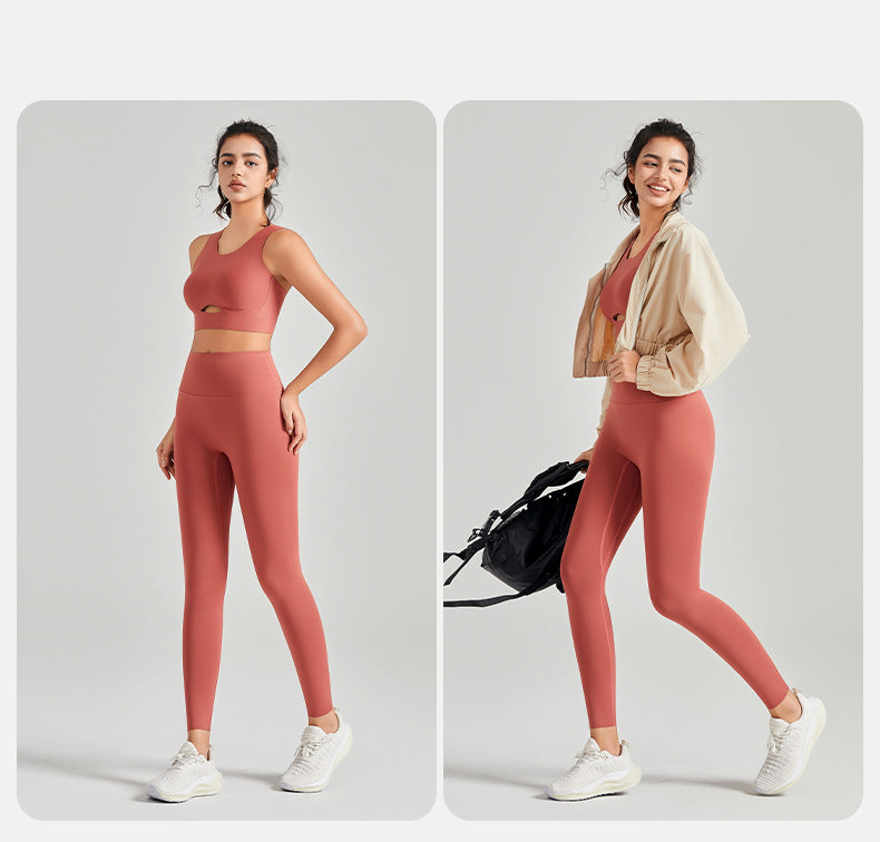 Fitness Yoga Pants Women's Sports Fitness Hip Lifting Leggings 2025 New Spring and Summer Hip Pilates Shark Pants