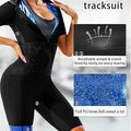 Sweat Suit Cross-Border Body Shaping Corset Amazon Women's Running Fitness European and American Sports One-Piece Body Shaping Suit
