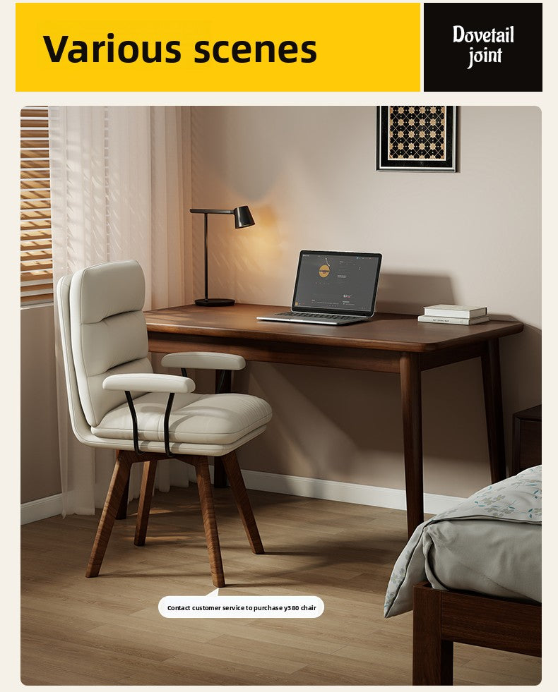 All Solid Wood Desk — L-Shape Pine Computer Desk with Bookshelf | Wall-Mounted Study Table