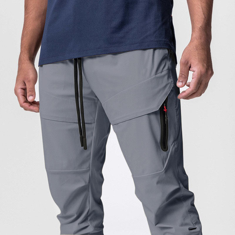 Men's Quick-Dry High-Elastic Jogger Pants — Fitness Sports Pants for Training & Running