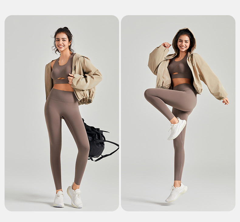 Fitness Yoga Pants Women's Sports Fitness Hip Lifting Leggings 2025 New Spring and Summer Hip Pilates Shark Pants