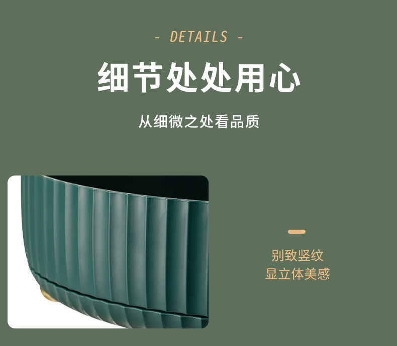 Household Rotating Desktop Storage Box Storage Skin Care Product Storage Rack Dressing Table Plastic Storage Kitchen Living Room Bedroom