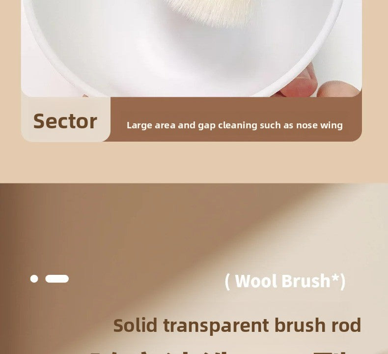 Soft Facial Cleansing Brush – Pore-Cleansing Face Wash & Mask Application Brush