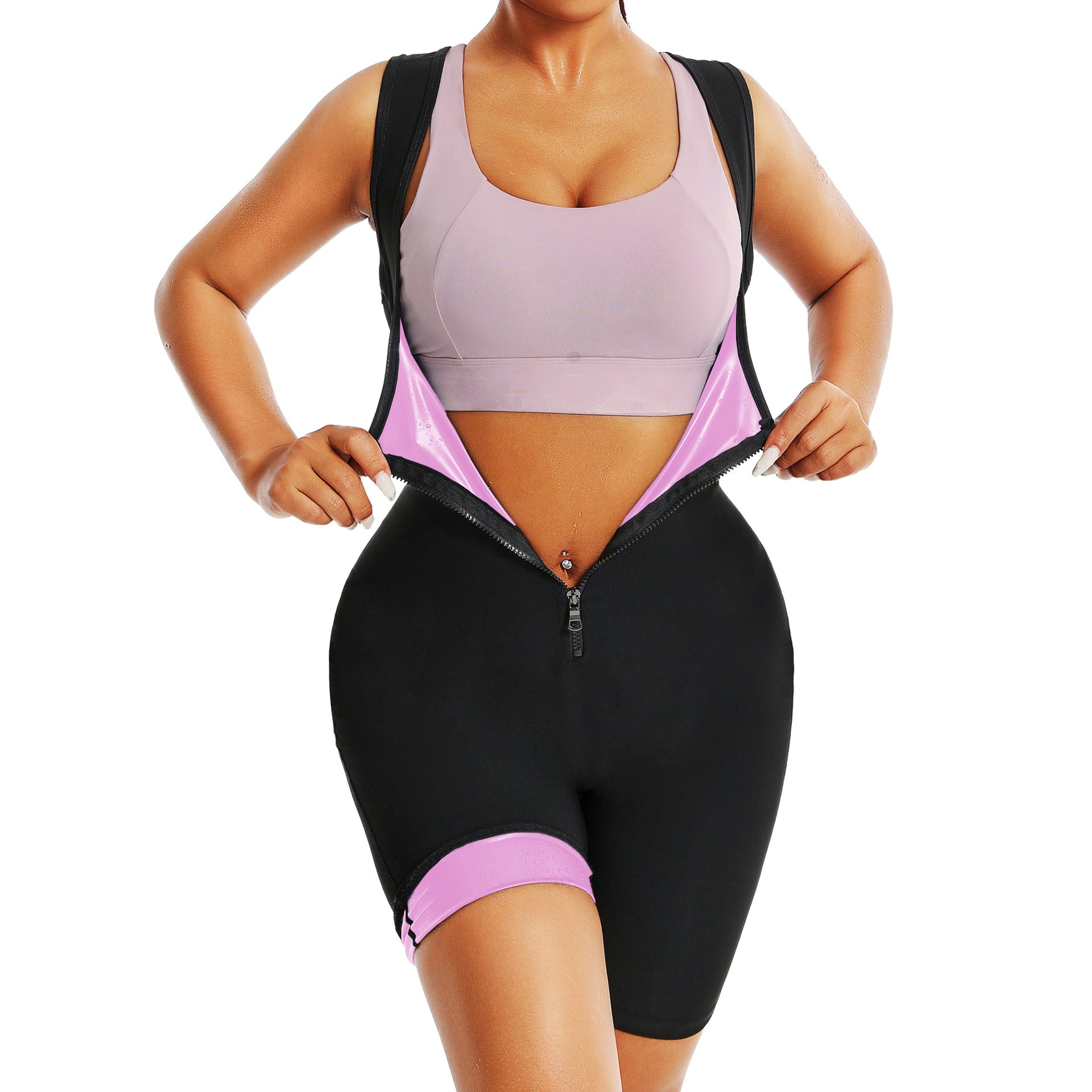 Women's Waist-Lifting Spandex Jumpsuit – Butt Lift, Tummy Tuck, Yoga & Fitness, S–XXXL