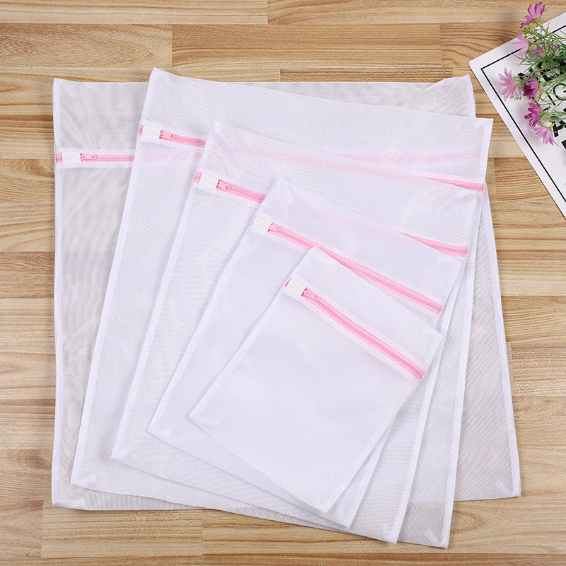 Fine Mesh Zipper Laundry Bags — Machine Washable Clothing Care & Travel Storage Mesh Bags