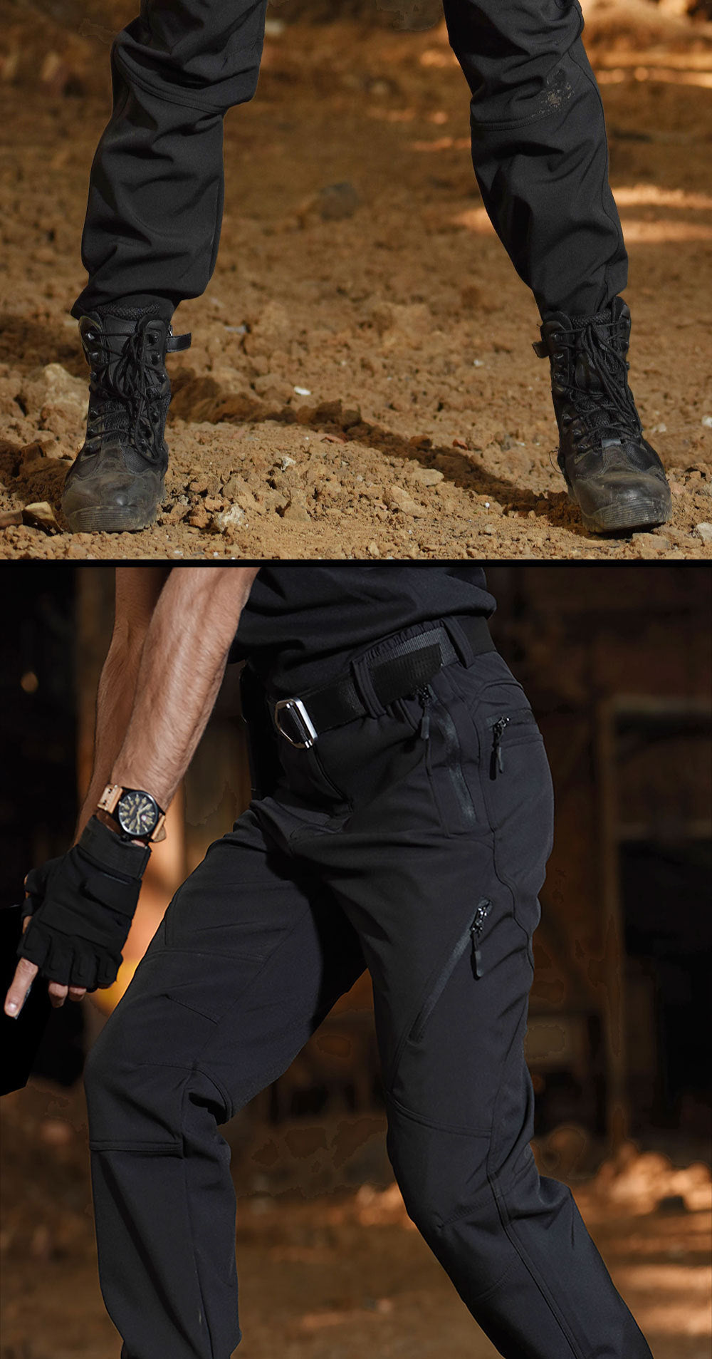 Fleece-Lined Tactical Pants for Men — Softshell Training, Workwear & Winter Camo Pants