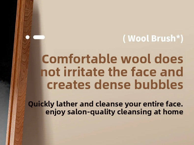 Soft Facial Cleansing Brush – Pore-Cleansing Face Wash & Mask Application Brush
