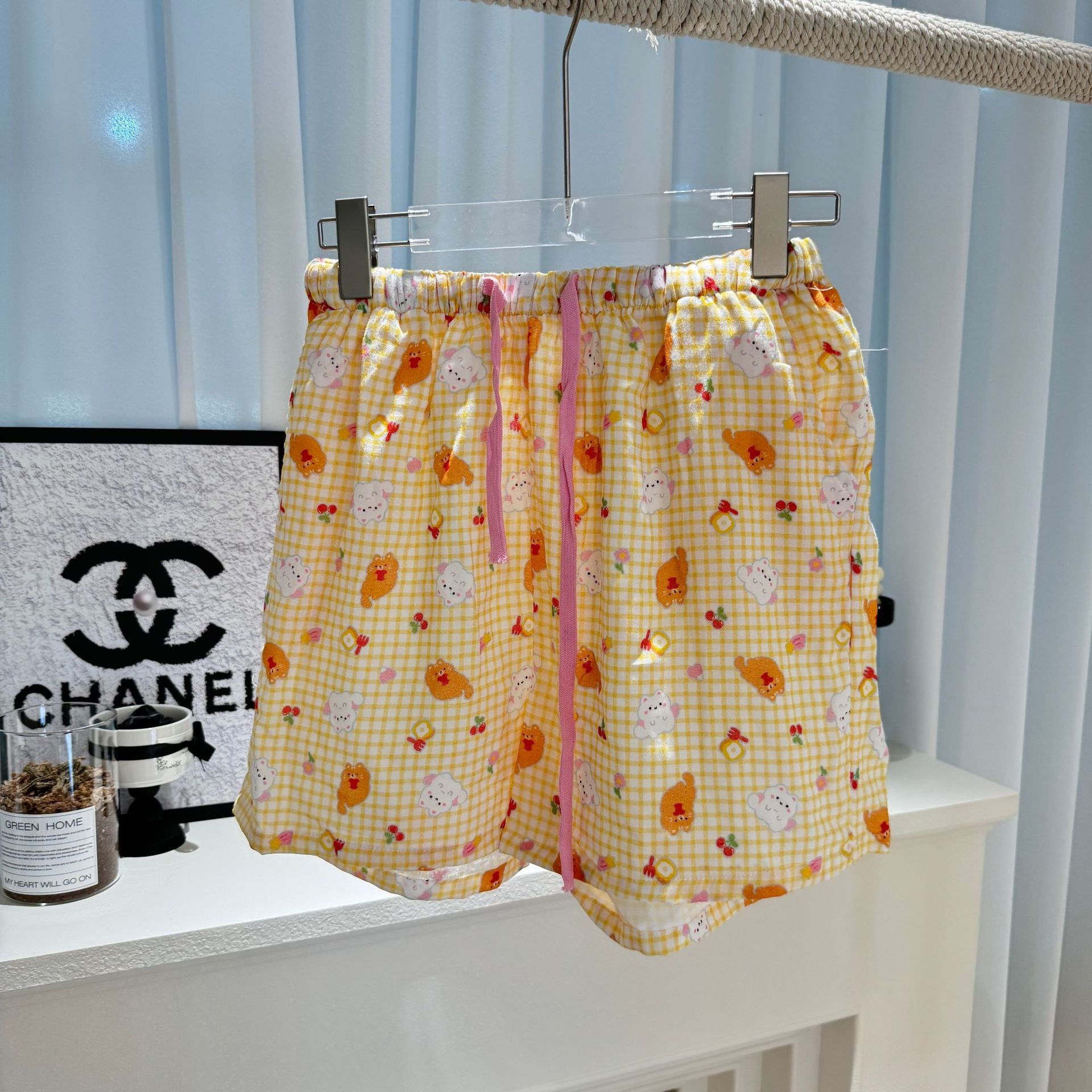 Very Easy to Wear! ! Cotton Loose Pajamas for Girls, Double-Layer Gauze Home Pants, Summer Shorts, Soft Walking Shorts