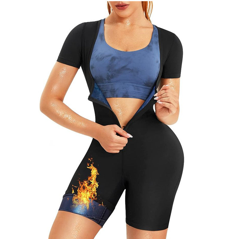 Women's Waist-Lifting Spandex Jumpsuit – Butt Lift, Tummy Tuck, Yoga & Fitness, S–XXXL