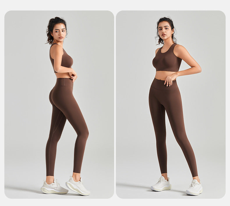 Fitness Yoga Pants Women's Sports Fitness Hip Lifting Leggings 2025 New Spring and Summer Hip Pilates Shark Pants