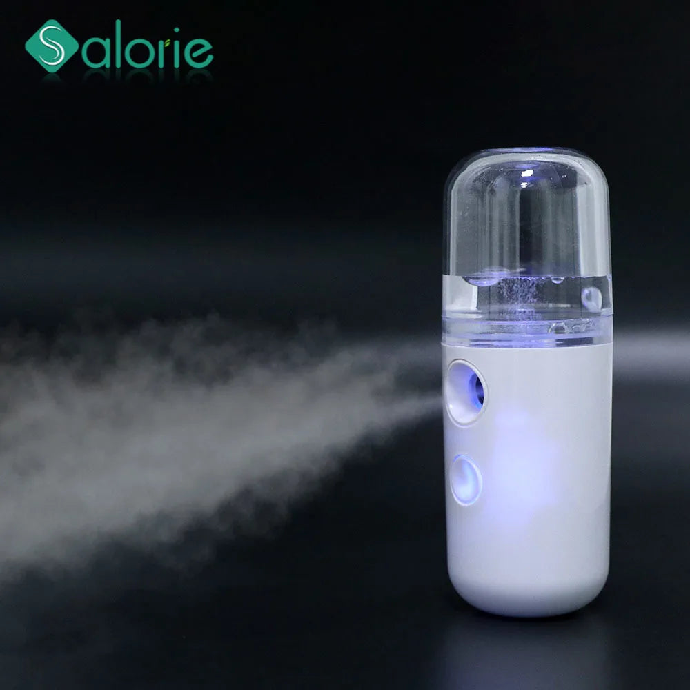 Nano Mist Face Steamer – USB Rechargeable Facial Humidifier & Skin Moisturizer