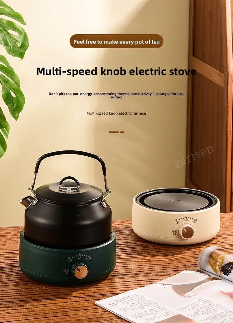 500W Electric Cookware Heating Base — Adjustable Temperature Coffee Stove & Cooking Heater